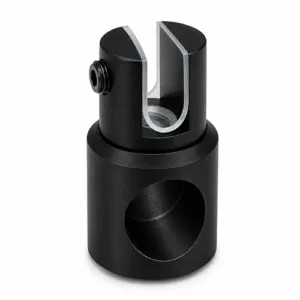 Pipe to Glass Holder - Black