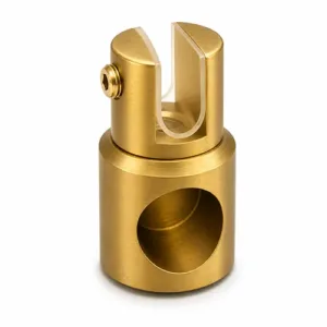 Pipe to Glass Holder - Golden