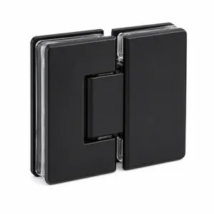 Glass To Glass Hinges 180° - Black