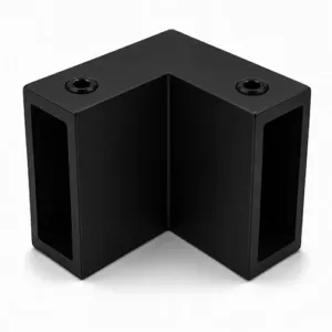 90° Tube Elbow Connector - Black